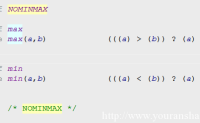 std::max、std::min error C2589: “(”:“::”右边的非法标记，error C2059: 语法错误:“::”